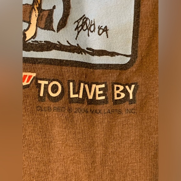 Jeff Foxworthy 2004 Redneck Words To Live By…WIDJA DIDJA Brown XL T Shirt - Picture 4 of 7